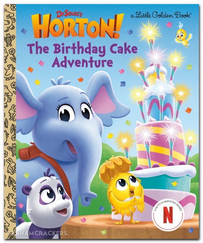 Little Golden Book Dr Seuss #Horton The Birthday Cake Adventure