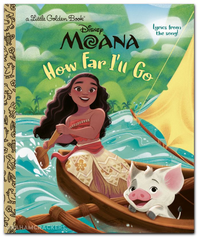 Disney Moana How Far Ill Go Little Golden Book