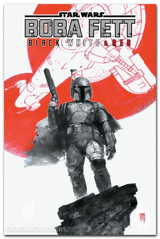 Star Wars Boba Fett Black White And Red Treasury Edition TPB #01