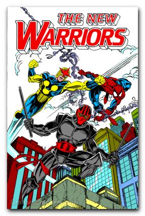 New Warriors Nova And Night Thrasher Omnibus HC #01 Bagley DM Cover