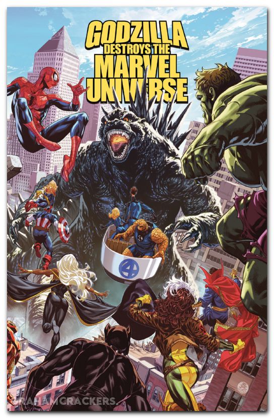 Godzilla Destroys The Marvel Universe TPB #01