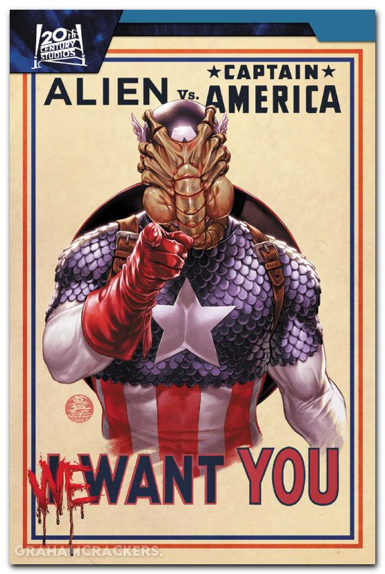 Alien Vs Captain America TPB #01