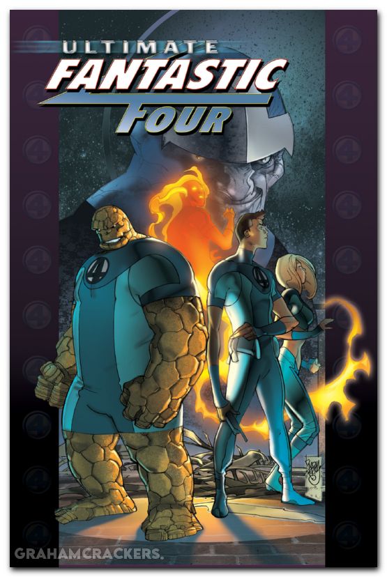 Ultimate Fantastic Four Omnibus HC #02 Ferry Thanos DM Cover