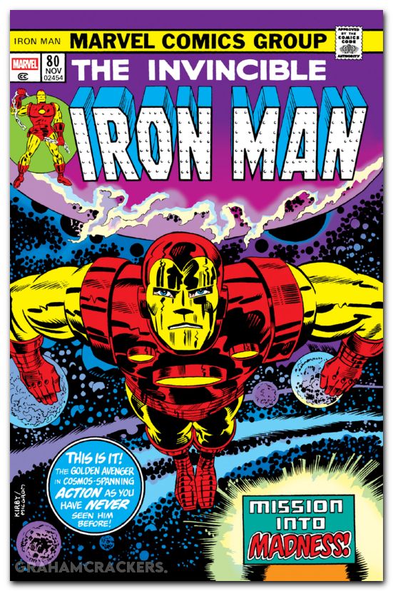 Invincible Iron Man Omnibus HC #04 Kirby DM Cover