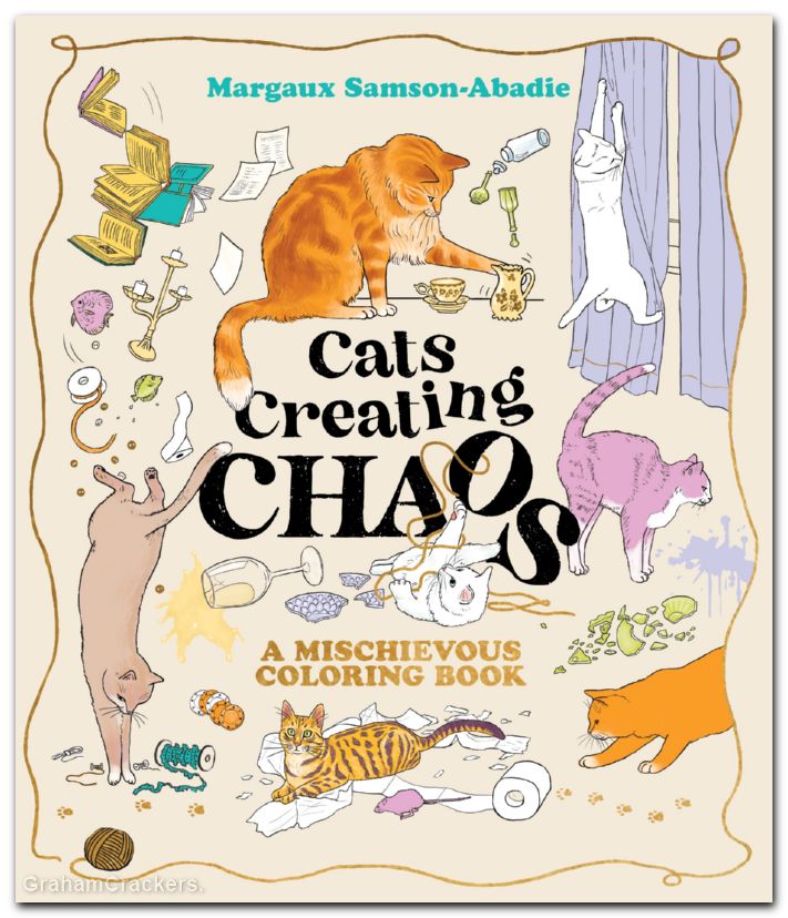 Cats Creating Chaos Coloring Book