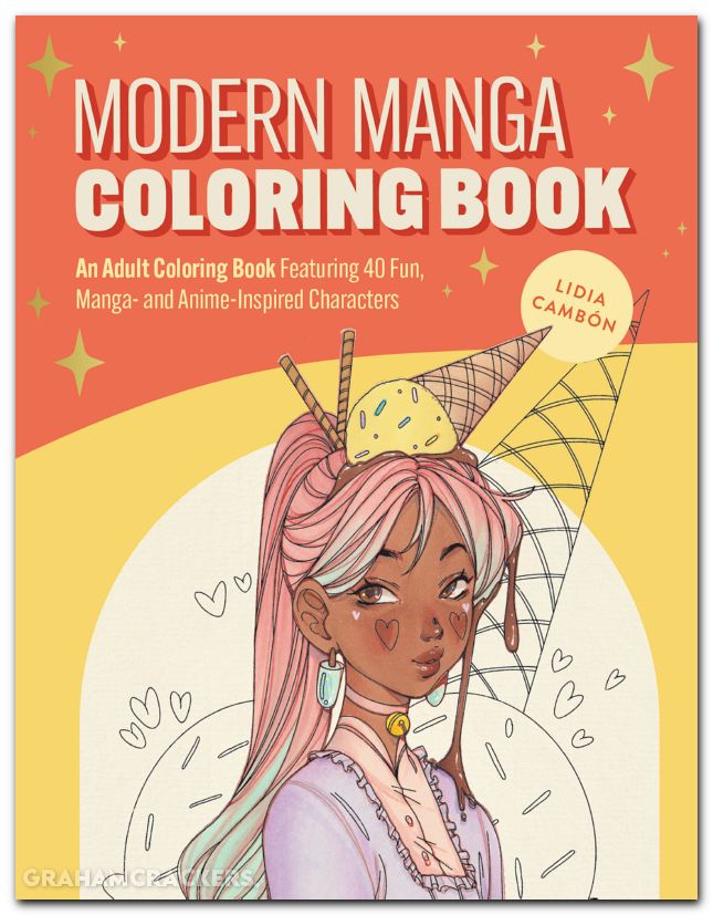 Modern Manga Coloring Book