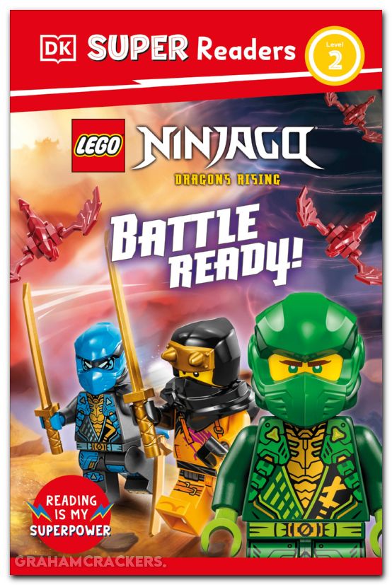 DK Super Readers Level 2 SC #Lego Ninjago Dragons Rising Battle Ready