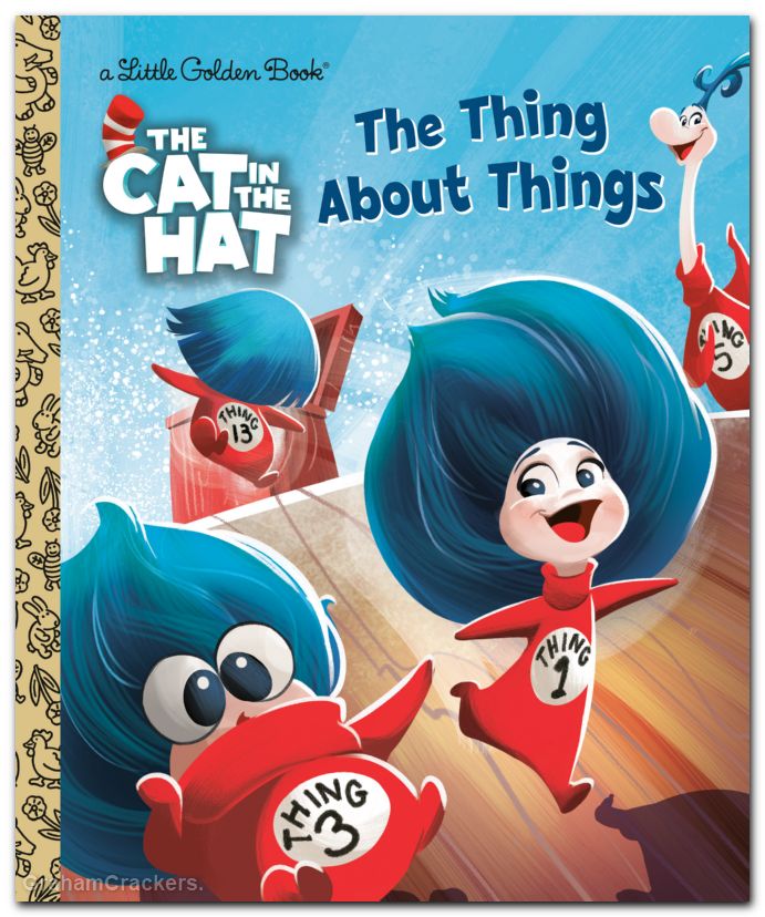 Little Golden Book Dr Seuss #Cat In The Hat Movie The Thing About Things