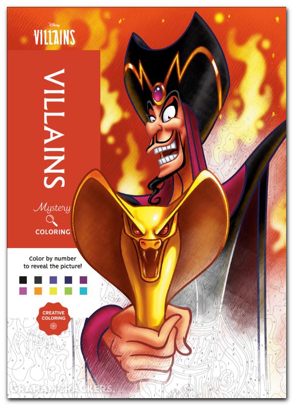 Disney Mystery Coloring Disney Villains SC