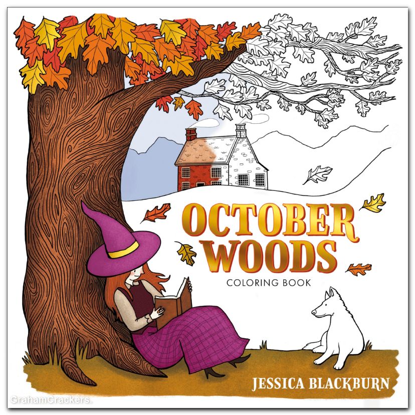 October Woods Coloring Book