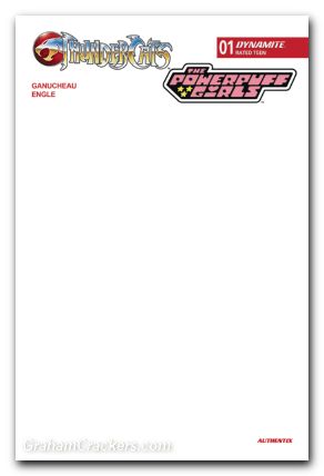 Thundercats Powerpuff Girls #1 (2025) cover f blank authentix