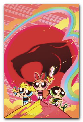 Thundercats Powerpuff Girls #1 (2025) cover l ganucheau variant