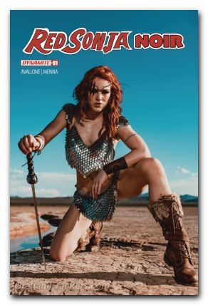 Red Sonja Noir #1 (2025) cover c cosplay