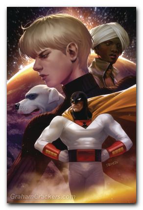 Space Ghost Jonny Quest Space Quest #4 cover m chew virgin variant
