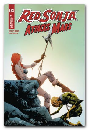 Red Sonja Attacks Mars #4 cover b lee