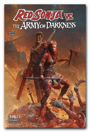 Red Sonja Vs The Army Of Darkness #3 (2025) cover a barends