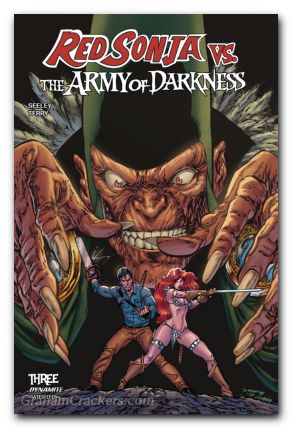 Red Sonja Vs The Army Of Darkness #3 (2025) cover b seeley