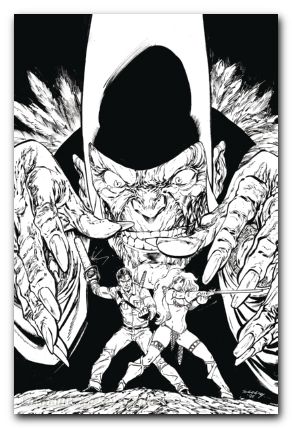 Red Sonja Vs The Army Of Darkness #3 (2025) cover i seeley line art virgin variant