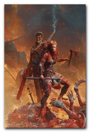 Red Sonja Vs The Army Of Darkness #3 (2025) cover j barends virgin variant