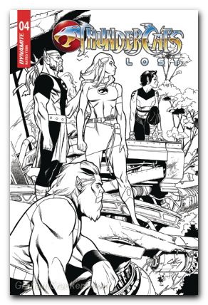 Thundercats Lost #4 cover h henry line art variant