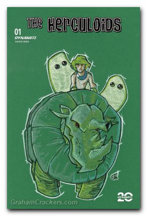 Herculoids #1 (2025) cover l rousseau pastel variant