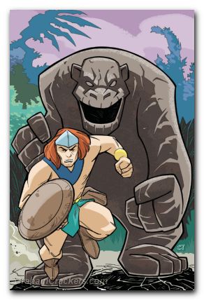 Herculoids #1 (2025) cover t rousseau development virgin variant