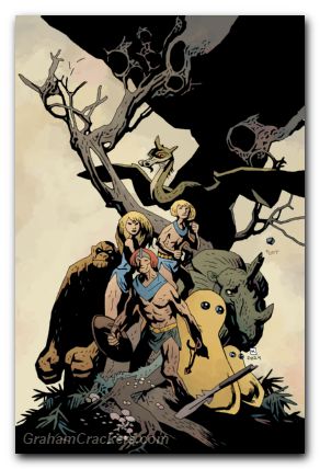 Herculoids #1 (2025) cover v mignola virgin variant