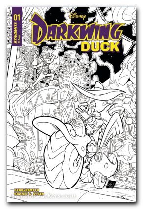 Darkwing Duck #1 (2025) cover m cangialosi line art variant