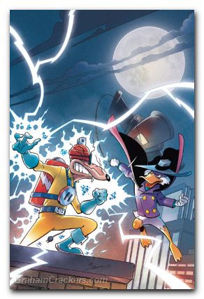 Darkwing Duck #1 (2025) cover n bagley foil virgin variant