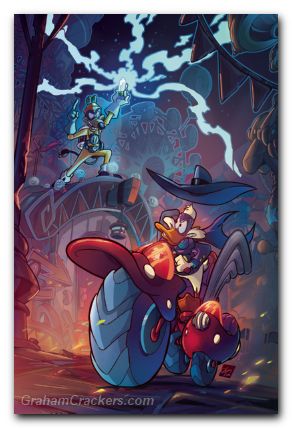 Darkwing Duck #1 (2025) cover q cangialosi virgin variant