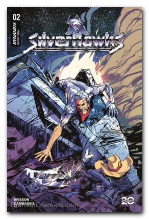 Silverhawks #2 (2025) cover l cousens battle damage variant
