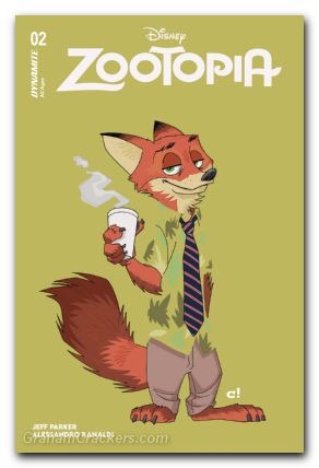 Zootopia #2 (2025) cover c rousseau color bleed