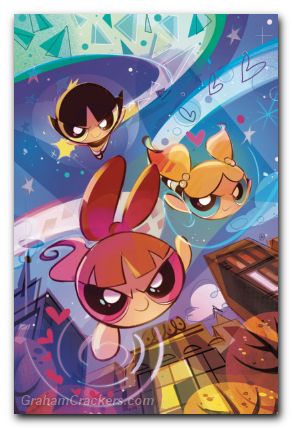 Powerpuff Girls Valentines Kissy Face Special #1 (2025) cover e baldari virgin variant