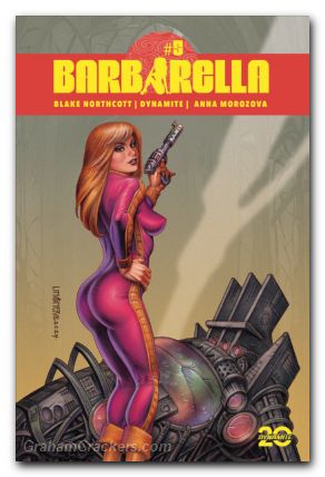 Barbarella #5 (2024) cover a linsner