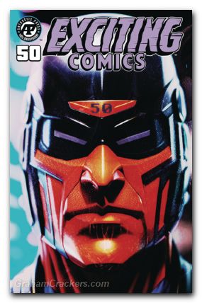 Exciting Comics #50 cover a