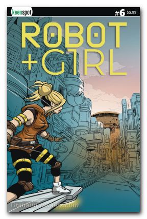Robot + Girl #6 cover a