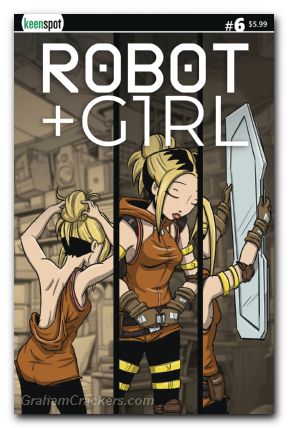 Robot + Girl #6 cover b