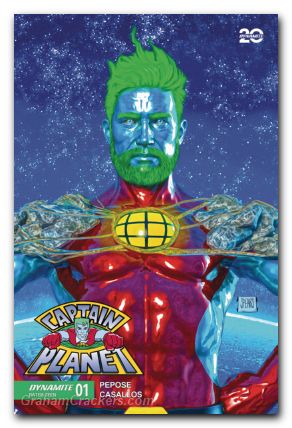 Captain Planet #1 (2025) cover k spears foil variant