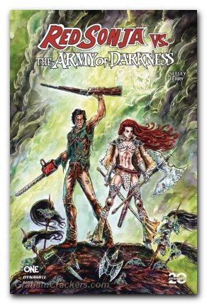 Red Sonja Vs The Army Of Darkness #1 (2025) cover d jelenic