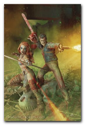 Red Sonja Vs The Army Of Darkness #1 (2025) cover p barends virgin variant