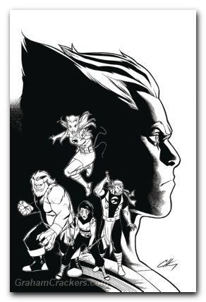 Thundercats Lost #2 cover n henry line art virgin variant