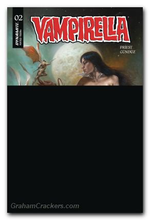 Vampirella #2 (2025) cover j parrillo black bag risque