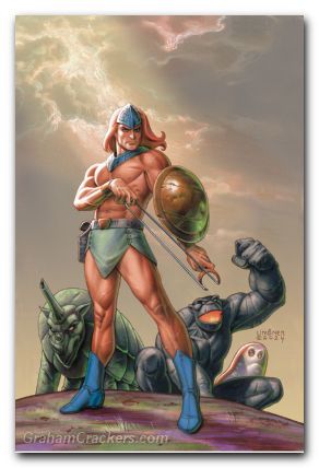 Herculoids #3 (2025) cover q linsner virgin variant