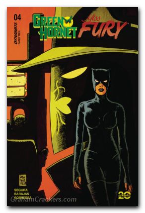 Green Hornet Miss Fury #4 (2024) cover a francavilla
