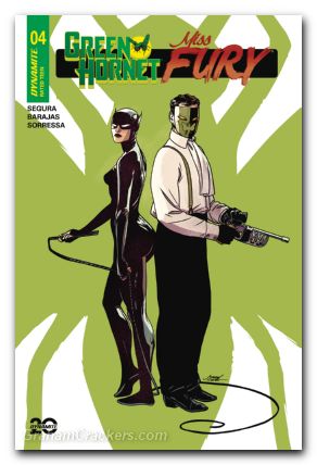 Green Hornet Miss Fury #4 (2024) cover c case