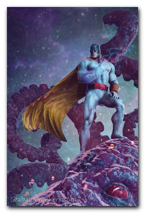 Space Ghost #12 (2024) cover g barends virgin variant
