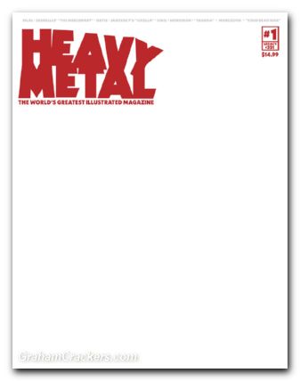 Heavy Metal Magazine #1 (2025) cover f blank