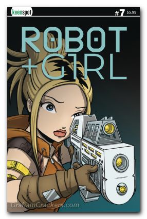 Robot + Girl #7 cover a