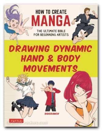 How To Create Manga Drawing Dynamic Hand Body Movements