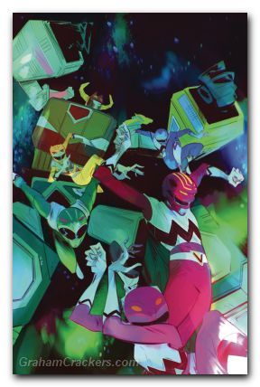 Power Rangers Prime #5 cover e simeone virgin variant